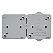Conmutador con base (Gris, Montaje en la pared, Corriente: 10 A) | BAUHAUS