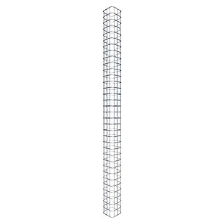 Gabiona Gabionensäule (17 x 17 x 170 cm, Stahl, Maschenbreite: 50 mm, Maschenhöhe: 50 mm)