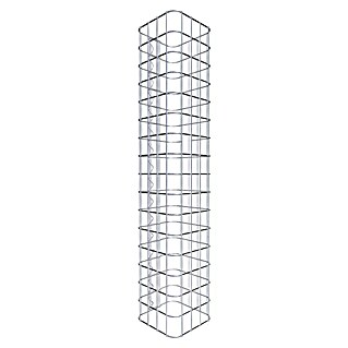 Gabiona Gabionensäule (22 x 80 cm, Stahl, Maschenbreite: 50 mm, Maschenhöhe: 50 mm)