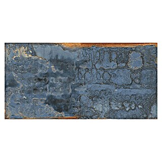 Feinsteinzeugfliese Oxyde (60 x 120 cm, Blau, Glänzend)