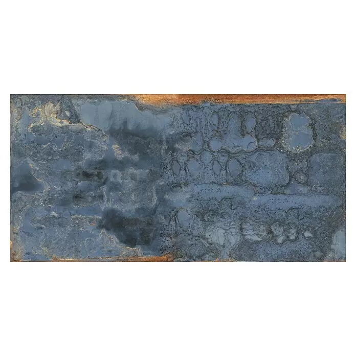 Feinsteinzeugfliese Oxyde - 60 x 120 cm, Blau, Glänzend - Draufsicht