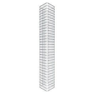 Gabiona Gabionensäule (32 x 32 x 160 cm, Stahl, Maschenbreite: 50 mm, Maschenhöhe: 50 mm, Spirale)