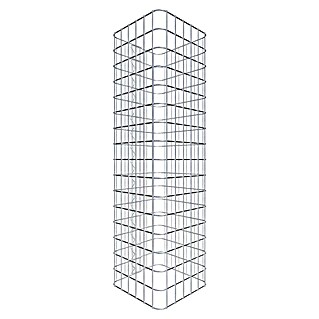 Gabiona Gabionensäule (32 x 80 cm, Stahl, Maschenbreite: 50 mm, Maschenhöhe: 50 mm)