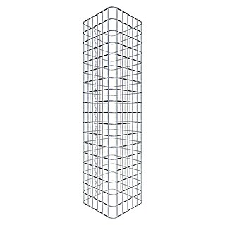 Gabiona Gabionensäule (32 x 32 x 90 cm, Stahl, Maschenbreite: 50 mm, Maschenhöhe: 50 mm)