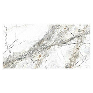 Granitogresne ploščice Marble Visage (30 x 60 cm, Bela/Siva, Sijaj)
