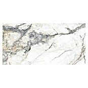 Feinsteinzeugfliese Marble Visage (60 x 120 cm, Weiß/Grau, Glänzend) | BAUHAUS