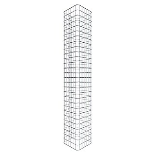 Gabiona Gabionensäule (32 x 32 x 140 cm, Stahl, Maschenbreite: 50 mm, Maschenhöhe: 50 mm)