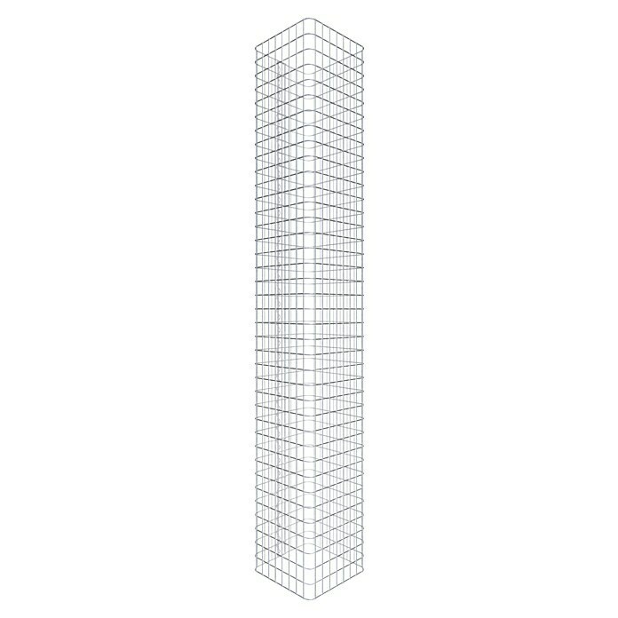 Gabiona Gabionensäule (42 x 42 x 190 cm, Stahl, Maschenbreite: 50 mm, Maschenhöhe: 50 mm) | BAUHAUS