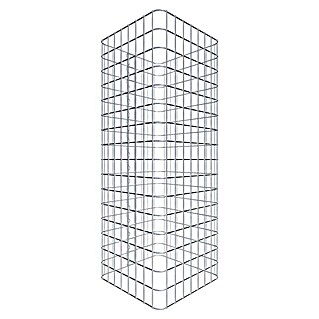 Gabiona Gabionensäule (42 x 80 cm, Stahl, Maschenbreite: 50 mm, Maschenhöhe: 50 mm)