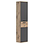 xonox.home Mason Hochschrank Mason (37 x 24 x 152 cm, Nox Oak/Basalt Grau) | BAUHAUS