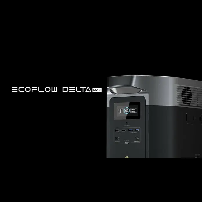 EcoFlow Estación de energía portátil Delta Max - 2.016 Wh, Negro - Introducing DELTA Max | EcoFlow