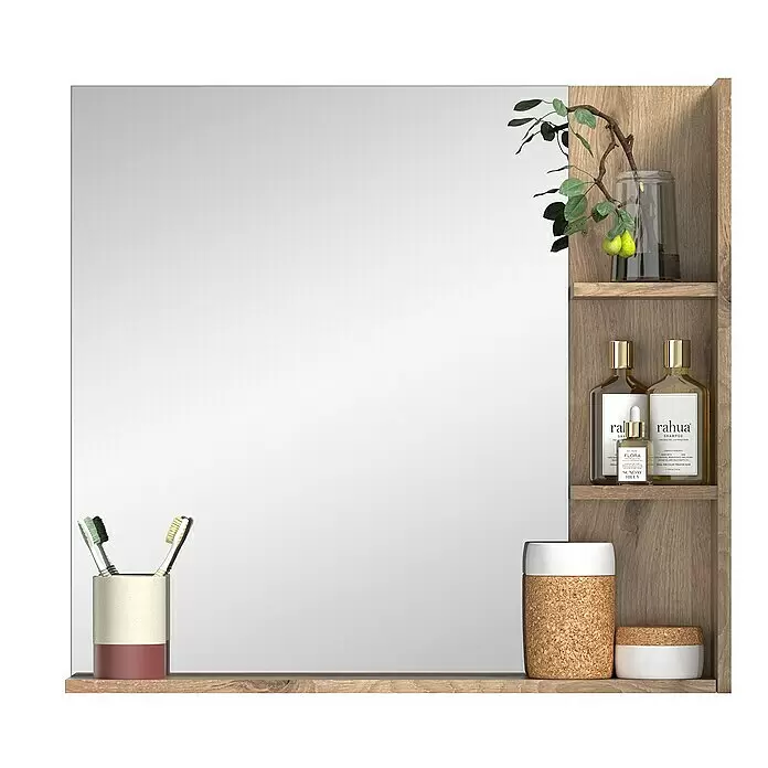 xonox.home Mason Ablagespiegel Mason - 79 x 73 cm, Nox Oak - Stimmungsaufnahme