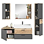 xonox.home Mason Badmöbel-Set Mason (Gesamtbreite Badmöbel: 192 cm, Nox Oak/Basalt Grau, Matt) | BAUHAUS