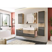 xonox.home Mason Badmöbel-Set Mason (Gesamtbreite Badmöbel: 192 cm, Nox Oak/Basalt Grau, Matt) | BAUHAUS