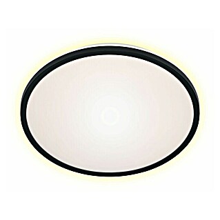 Ferotehna Okrugla stropna LED svjetiljka Lilian (18 W, Ø x V: 33 x 7 cm, Crno - bijele boje, Hladna bijela)