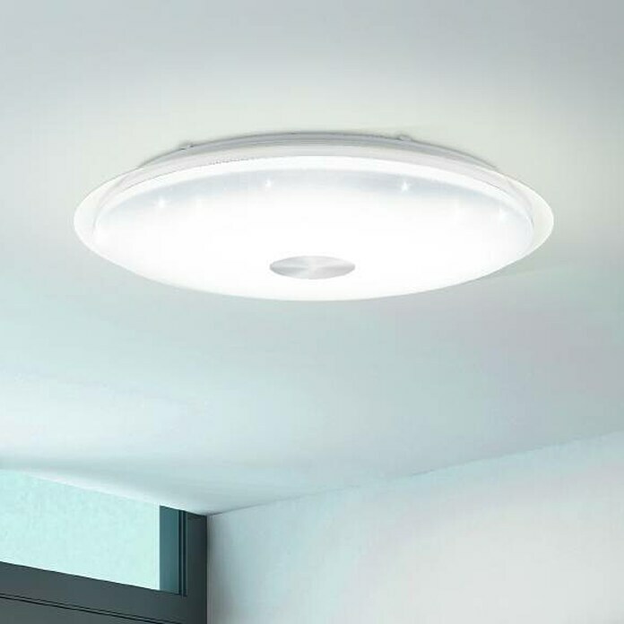 Tween Light Plafón LED Stella (1 luz, 80 W, Temperatura de color ajustable, Intensidad regulable, Diámetro: 86 cm)