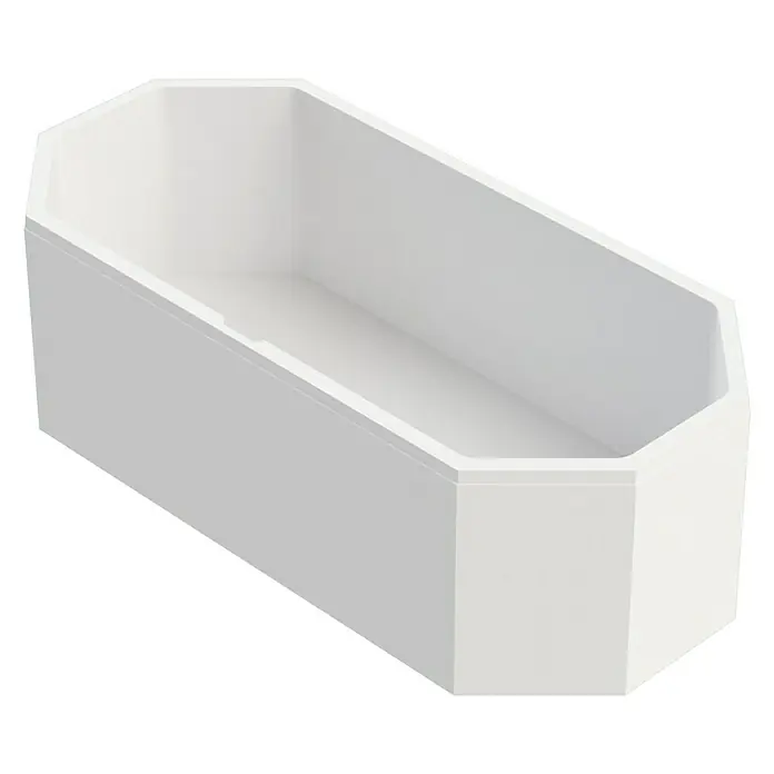 Ottofond Badewannenträger Dakar - Passend für: Badewanne Dakar 170 x 75 cm - Elegante, rechteckige Badewanne in Weiß. Modernes Design für ein stilvolles Badezimmer.
