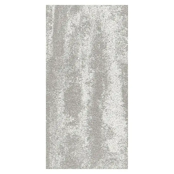 Terrassenplatte Industrial - 80 x 40 x 4 cm, Silver, Beton - Abstraktes graues Texturmuster mit unregelmäßigen, fast organisch anmutenden Formen, ideal für Hintergründe oder Designelemente.