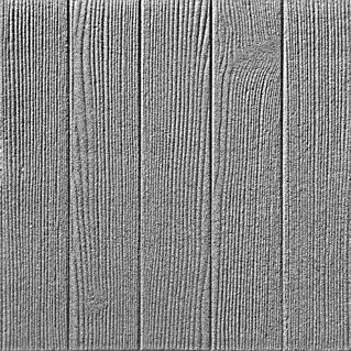 Terrassenplatte Wood (50 x 50 x 4 cm, Grey, Beton)