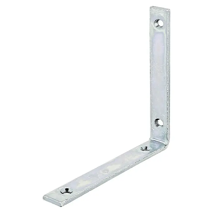 Stabilit Starker Winkel140 x 20 x 140 mm, Stärke: 3 mm, 1 Stk. - Winkelverbinder aus Metall mit Schraubenlöchern. Ideal für Möbelbau und Regalbefestigung, stabil und langlebig.
