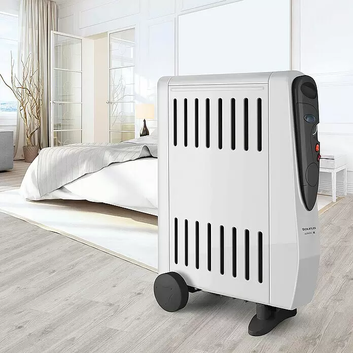 Taurus Ölradiator Tuareg - 2.000 W, Raumgröße bis ca. 20 m², Weiß - Stimmungsaufnahme