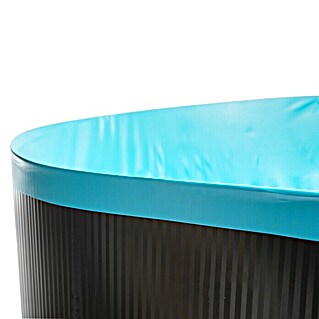 Steinbach Poolfolie (Ø x H: 350 x 90 cm, Pools mit 350 cm Durchmesser, Blau, 0,3 cm)