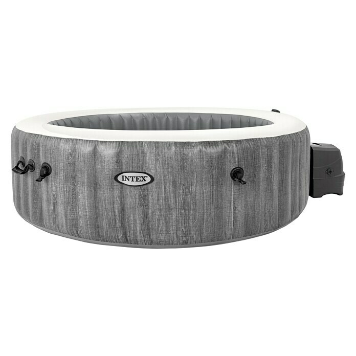 Intex Pure Spa Mobil-Whirlpool Greywood Deluxe (Ø x H: 216 x 71 cm, Grau/Weiß, 1.098 l) | BAUHAUS