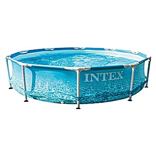 Intex Quick-Up-Pool Set Beachside (Ø x H: 305 x 76 cm, Blau, 4 485 l)