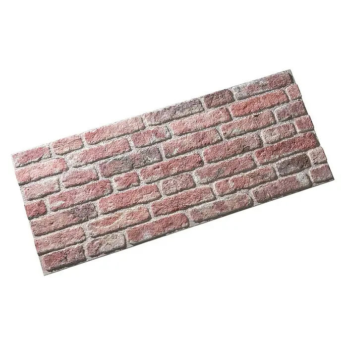 Panel de pared Ultra Light Brick - 120 x 50 cm, 2 ud. - Panel de pared de ladrillo con encanto rústico. El panel está formado por ladrillos rojos y añade un toque de calidez y confort a cualquier estancia.