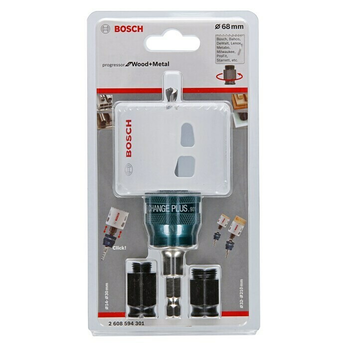 Bosch Professional Set de sierras de corona (Diámetro: 68 mm, 5 piezas)
