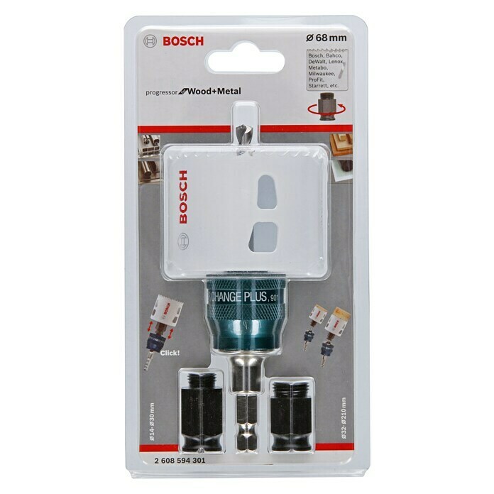 Bosch Professional Lochsägen-Set BiM ProgressorDurchmesser: 68 mm, 5 -tlg. Front View