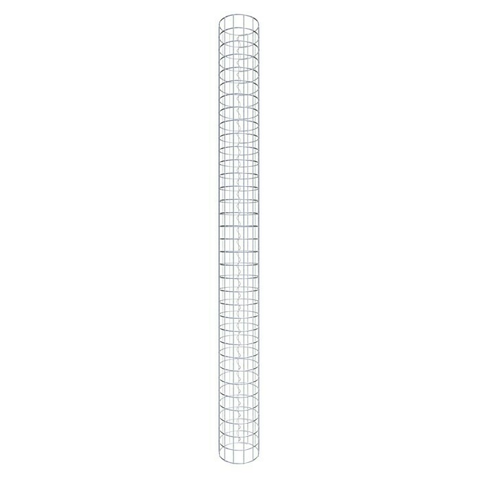 Gabiona Gabionensäule (Durchmesser: 22 cm, Höhe: 170 cm, Stahl, Maschenbreite: 50 mm, Maschenhöhe: 50 mm) | BAUHAUS