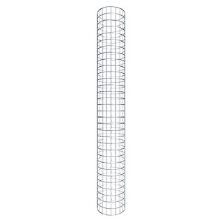 Gabiona Gabionensäule (Durchmesser: 32 cm, Höhe: 160 cm, Stahl, Maschenbreite: 50 mm, Maschenhöhe: 50 mm, Spirale)