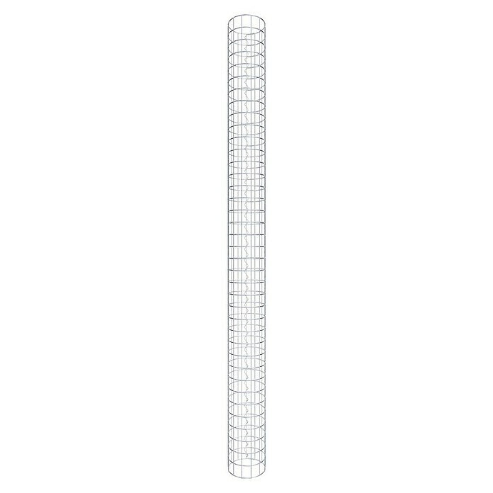 Gabiona Gabionensäule (Durchmesser: 22 cm, Höhe: 190 cm, Stahl, Maschenbreite: 50 mm, Maschenhöhe: 50 mm) | BAUHAUS