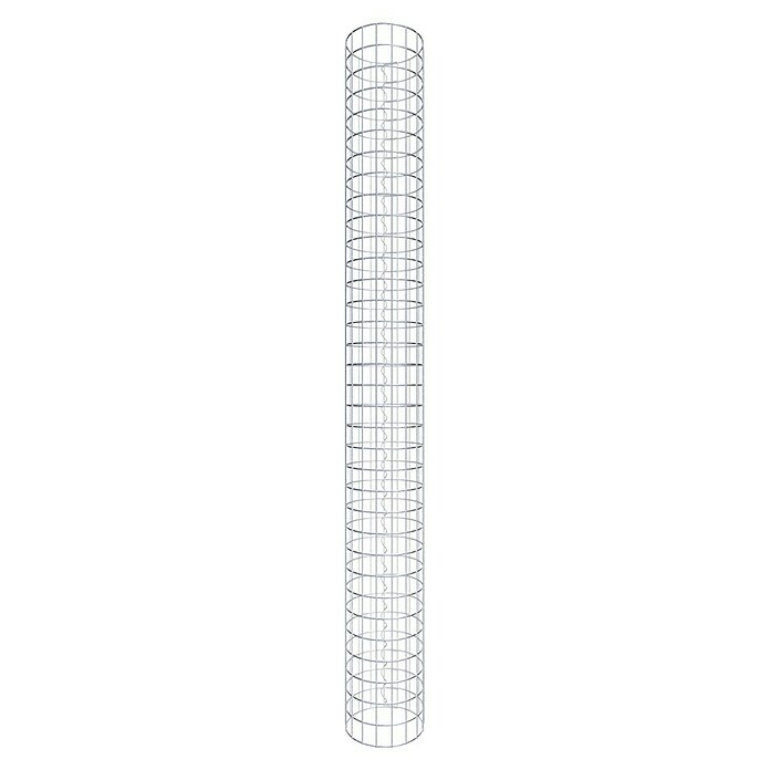 Gabiona Gabionensäule (Durchmesser: 27 cm, Höhe: 170 cm, Stahl, Maschenbreite: 50 mm, Maschenhöhe: 50 mm) | BAUHAUS