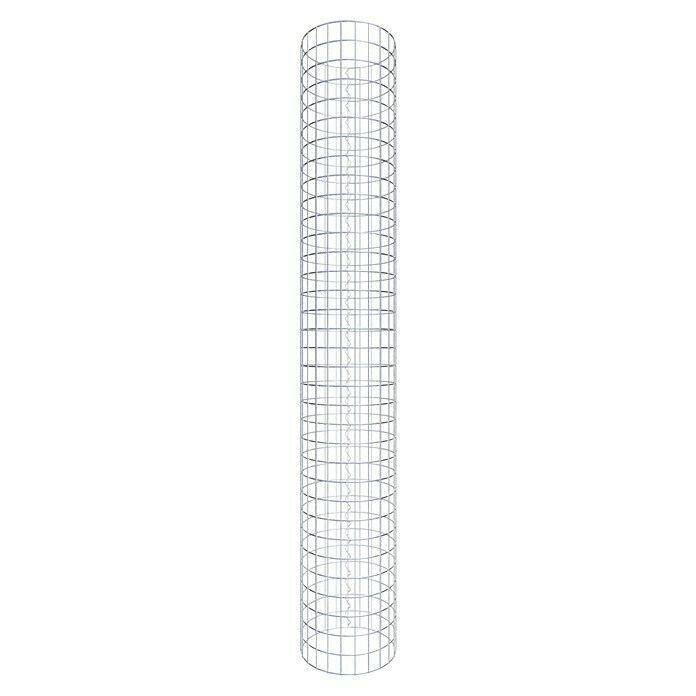 Gabiona Gabionensäule (Durchmesser: 37 cm, Höhe: 170 cm, Stahl, Maschenbreite: 50 mm, Maschenhöhe: 50 mm) | BAUHAUS