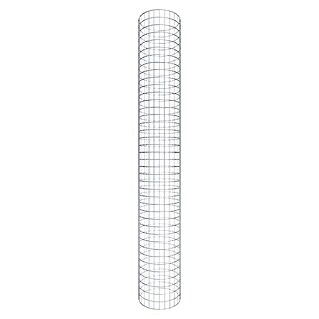 Gabiona Gabionensäule (Durchmesser: 42 cm, Höhe: 200 cm, Stahl, Maschenbreite: 50 mm, Maschenhöhe: 50 mm, Spirale)