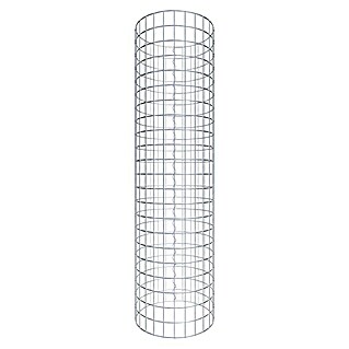 Gabiona Gabionensäule (Durchmesser: 42 cm, Höhe: 110 cm, Stahl, Maschenbreite: 50 mm, Maschenhöhe: 50 mm)