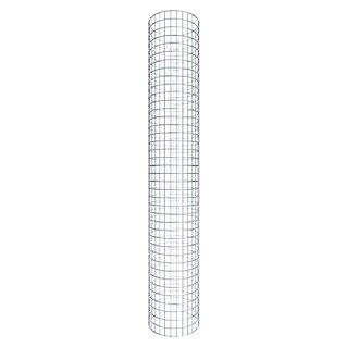 Gabiona Gabionensäule (Durchmesser: 47 cm, Höhe: 200 cm, Stahl, Maschenbreite: 50 mm, Maschenhöhe: 50 mm, Verschlussart Gabione: Spirale)