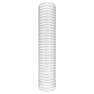 Gabiona Gabionensäule (Durchmesser: 47 cm, Höhe: 160 cm, Stahl, Maschenbreite: 50 mm, Maschenhöhe: 50 mm, Spirale)