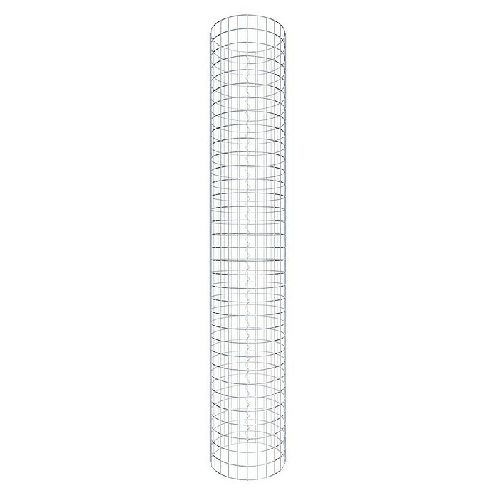 Gabiona Gabionensäule (Durchmesser: 42 cm, Höhe: 170 cm, Stahl, Maschenbreite: 50 mm, Maschenhöhe: 50 mm) | BAUHAUS