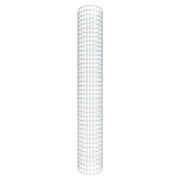 Gabiona Gabionensäule (Durchmesser: 42 cm, Höhe: 190 cm, Stahl, Maschenbreite: 50 mm, Maschenhöhe: 50 mm) | BAUHAUS