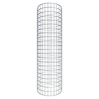 Gabiona Gabionensäule (Durchmesser: 47 cm, Höhe: 110 cm, Stahl, Maschenbreite: 50 mm, Maschenhöhe: 50 mm)