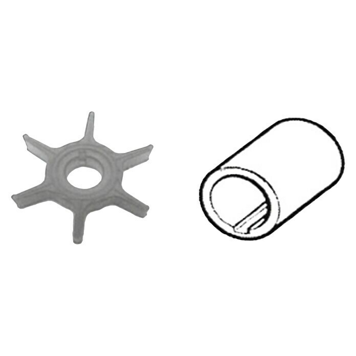 CEF Impeller 500363Ø x L: 12,85 x 14 mm, Wellendurchmesser: 12,85 mm View From Above