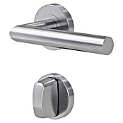 Diamond Doors Modern WC-Türgarnitur L-Form (Edelstahl)