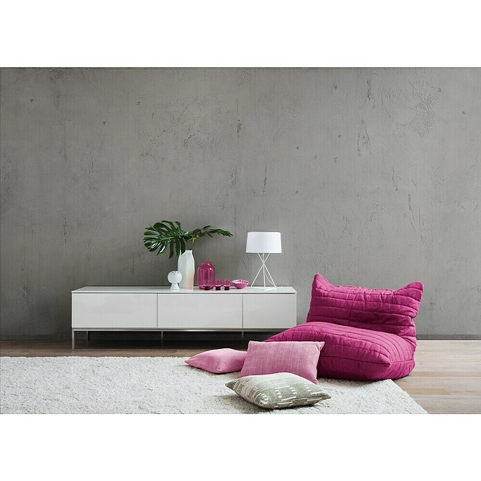 Schöner Wohnen Trendstruktur Wandfarbe Grundfarbe (Sichtbeton-Optik, 2,5 l, Grau, Matt)