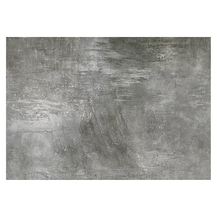 Feinsteinzeugfliese Portland Ceniza - 44 x 66 cm, Grau, Matt - Abgenutzte graue Betontextur mit feinen Rissen und Farbvariationen, ideal für moderne Designs.