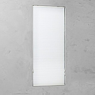 Plissee Tageslicht (B x H: 80 x 130 cm, Weiß)