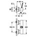 Grohe Eurocube Joy Brausearmatur 
