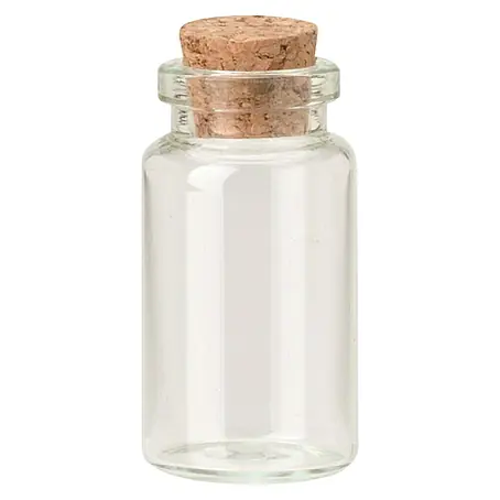 Glorex  Glasflasche mit Korken